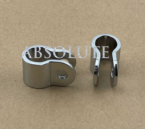Steel sissy bar clamps - clamps, chrome